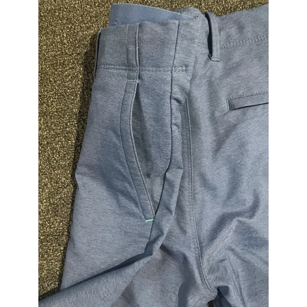 Tommy Bahama Boracay Blue Heather Shorts Mens 33 Recycled Polyester ST889925